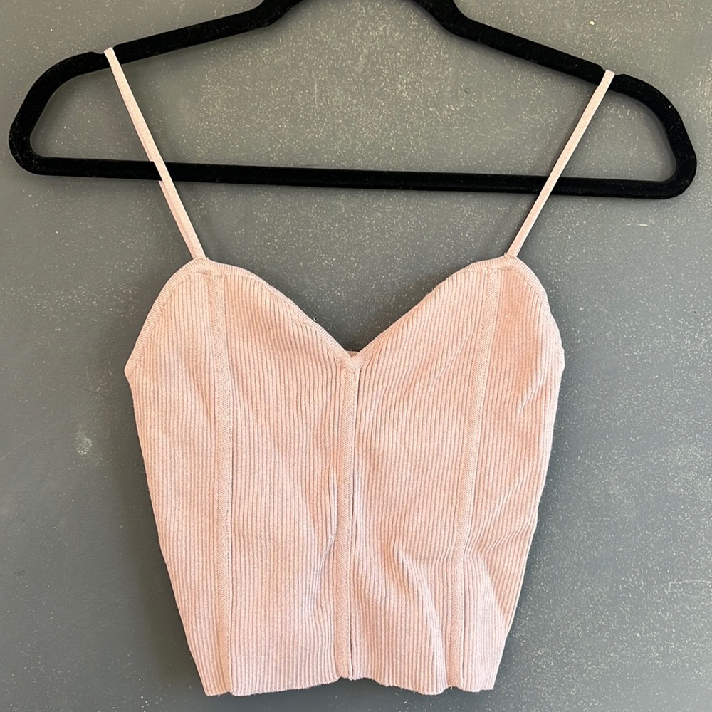 Ribbed crop top